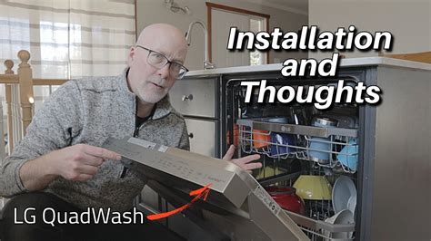 lg quadwash dishwasher installation